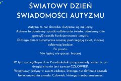 Blue Minimalist world autism awareness day Instagram post  - 1