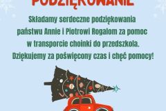 Blue Simple Christmas Tree Delivery Service Facebook Post  - 1