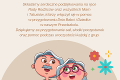 Feminine Cream Illustration Grandparents Day Instagram Post - 1