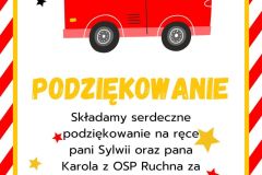 Red and Yellow Illustrative Kids Fire Truck Birthday Party Invitation - 1